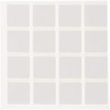 Adilon 16'lı 25x25 mm Kare Beyaz Eva Bazlı Keçe