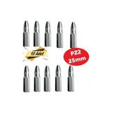 Adilon Bits Uç, Yıldız Matkap Ucu Pz2 x 25 mm 10 Adet