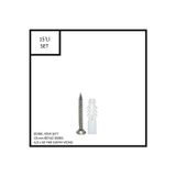 Adilon Dübel Vida Seti 15 Adet, 10 Mm Dübel 6,0x50 Vida