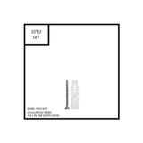 Adilon Dübel-Vida Seti, Beyaz Dübel 10 Mm, 4,0X45 Yhb Sunta Vidası, 10 Adet