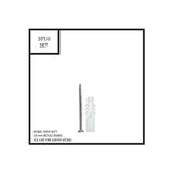 Adilon Dübel-Vida Seti, Beyaz Dübel 10 Mm, 4,0X60 Yhb Sunta Vidası, 10 Adet
