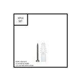 Adilon Dübel-Vida Seti, Beyaz Dübel 12 mm, 5,0x50 YHB Sunta Vidası, 10 Adet