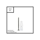Adilon Dübel-Vida Seti, Beyaz Dübel 12 mm, 5,0x70 YHB Sunta Vidası, 10 Adet