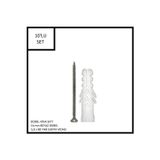 Adilon Dübel-Vida Seti, Beyaz Dübel 14 Mm, 5,0X80 Yhb Sunta Vidası, 10 Adet