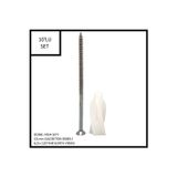 Adilon Dübel-Vida Seti, Gaz Beton (Ytong) Dübeli 10 mm, 6,0x120 YHB Sunta Vidası, 10 Adet