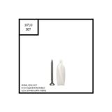 Adilon Dübel-Vida Seti, Gaz Beton (Ytong) Dübeli 8 mm, 5,0x50 YHB Sunta Vidası, 10 Adet