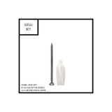 Adilon Dübel-Vida Seti, Gaz Beton (Ytong) Dübeli 8 mm, 5,0x80 YHB Sunta Vidası, 10 Adet