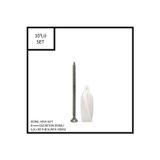 Adilon Dübel-Vida Seti, Gaz Beton (Ytong) Dübeli 8 mm, 5,0x80 YHB Sunta Vidası, 10 Adet