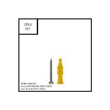 Adilon Dübel-Vida Seti, Roket Dübel 8 mm, 5,0x50 YHB Sunta Vidası, 10 Adet