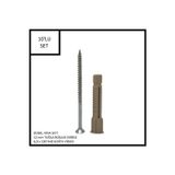 Adilon Dübel-Vida Seti, Tuğla Boşluk Dübeli 12 mm, 6,0x100 YHB Sunta Vidası, 10 Adet