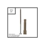Adilon Dübel-Vida Seti, Tuğla Boşluk Dübeli 12 mm, 6,0x120 YHB Sunta Vidası, 10 Adet