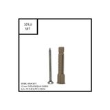 Adilon Dübel-Vida Seti, Tuğla Boşluk Dübeli 12 mm, 6,0x70 YHB Sunta Vidası, 10 Adet
