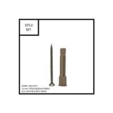 Adilon Dübel-Vida Seti, Tuğla Boşluk Dübeli 12 mm, 6,0x80 YHB Sunta Vidası, 10 Adet