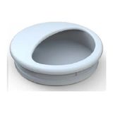 Adilon Gömme Kulp 50 mm Beyaz 10 Adet