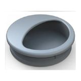 Adilon Gömme Kulp 50MM Gri 10 Adet