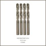 Adilon Hss Matkap Ucu 15,5 Mm, Metal, Ahşap, Plastik Için (4 Adet)