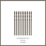 Adilon Hss Matkap Ucu 2 Mm, Metal, Ahşap, Plastik Için (10 Adet)