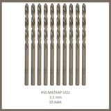 Adilon Hss Matkap Ucu 3,5 Mm, Metal, Ahşap, Plastik Için (10 Adet)