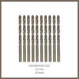 Adilon Hss Matkap Ucu 5 Mm, Metal, Ahşap, Plastik Için (10 Adet)