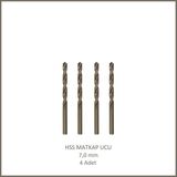 Adilon Hss Matkap Ucu 7 Mm, Metal, Ahşap, Plastik Için (4 Adet)