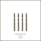 Adilon Hss Matkap Ucu 8,5 Mm, Metal, Ahşap, Plastik Için (4 Adet)