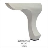 Adilon Lukens Ayak, Tv Ünite, Koltuk, Mobilya Ayağı, 14 Cm, Beyaz