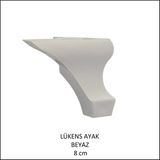 Adilon Lukens Ayak, Tv Ünite, Koltuk, Mobilya Ayağı, 8 Cm, Beyaz