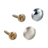 Adilon Metal 4'lü 13 mm Krom Vida Kapağı