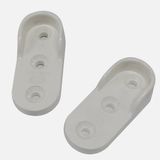 Adilon Oval Beyaz Plastık Askı Flanşı