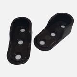 Adilon Oval Kahverengi Plastık Askı Flanşı