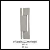 Adilon Pvc Menteşesi 95 mm, Beyaz