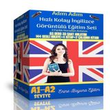 Adım Adım Hızlı Kolay İngilizce Görüntülü Eğitim Seti - Enine Boyuna Eğitim