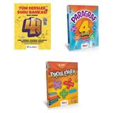 Adım Adım Işıklı 4.sınıf Tüm Dersler Sb+Problemler+Paragraf Sb Set(3 Kitap)