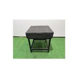 Adım Shops Metal ayaklı Sırtsız Bank Puf Bench Balkon-bahçe-kafe-çay Seti pufu
