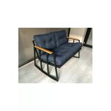 Adımshops 2'Li Sallanan Sandalye Tv Koltuğu Kafe-Balkon-Mutfak-Berjer-Ofis Sallanır Çiftli Koltuk Miami