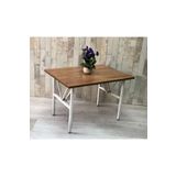 Adimshops Beyaz Orta Sehpa 70X50 Cm, Oturma Grubu,Koltuk Takimi, Cayseti, Bahce, Balkon,Ofis