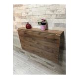 Adımshops Duvara Monte Katlanır Masa Dresuar 90X65cm Balkon Sehpa