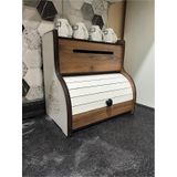 adımshops New Bread Box-yeni Ekmeklik, Havlu Peçetelik(saklama Gö Ceviz