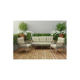 adımshops OPAL 3+1+1 (CAPPUCCİNO) Metal Gövde Balkon-bahçe-kafe,çay Seti,koltuk Takımı,oturma Grubu,ofis Koltu