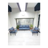 adımshops Safir Balkon-bahçe-kafe Çay Seti Koltuk Oturma Takımı-oturma Grubu