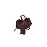 Adissa Collection Minimalist Leather Shopper Çanta ve Portföy Cüzdan Seti, Suni Deri, 46x24 cm, Klasik Zarif Tasarım, 2 Parça (bordo)