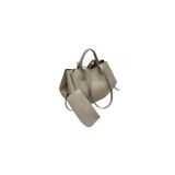 Adissa Collection Minimalist Leather Shopper Çanta ve Portföy Cüzdan Seti, Suni Deri, 46x24 cm, Klasik Zarif Tasarım, 2 Parça (krem)