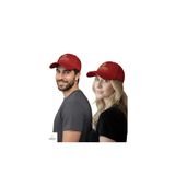 Adissa Collection Premium Pamuk Gabardin Beyzbol Şapkası, Ayarlanabilir Metal Tokalı Unisex Spor Kep, Siyah Kırmızı Lacivert Beyaz (kırmızı)