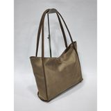 adissa collection Soft Maxi - Yumuşak Süet Görünümlü Büyük Omuz Çantası | Dökümlü Shopper Tote - standart - Bej