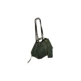 Adissa Collection Süet Görünümlü Maxi Shopper Çanta ve Mini Portföy Cüzdan Seti, Kahverengi, 50x30 cm, 2 Parça (yeşil)