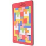 Adista Ahşap Eğitici Oyuncak Tetris Blokları - Taba - Açık Kahverengi