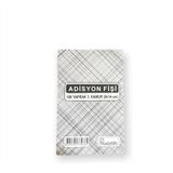 Adisyon Fişi Numaralı ( 100 Yaprak Ciltli)