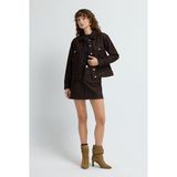 adL Cepli Denim Etek Kahve 12745881000 - XS