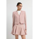Adl Crop Tüvit Ceket Bordo 11945736000 - XS