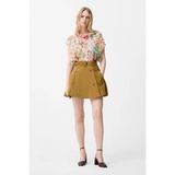 adL Kemerli Mini Etek Lime 12746411000 - XL